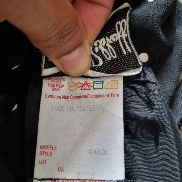 Joseph Ribkoff Polka Dot Sleeveless Dress Size 8 - Picture 8 of 13